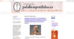 Desktop Screenshot of palabrasperdidaslibreria.blogspot.com