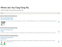 Tablet Screenshot of fangfangwu.blogspot.com