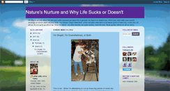 Desktop Screenshot of naturesnurture.blogspot.com