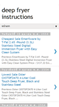 Mobile Screenshot of deepfryerinstructions.blogspot.com