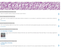 Tablet Screenshot of craftymoments.blogspot.com