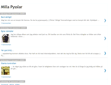 Tablet Screenshot of millaspyssel.blogspot.com