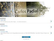 Tablet Screenshot of carlospadial.blogspot.com