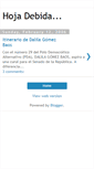 Mobile Screenshot of dalilahojadebida.blogspot.com