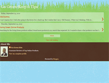 Tablet Screenshot of gogreenkits.blogspot.com