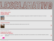 Tablet Screenshot of lesclamativo.blogspot.com