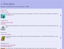 Tablet Screenshot of jprattbooks.blogspot.com