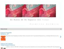 Tablet Screenshot of enbuscadeunespaciosintiempo.blogspot.com