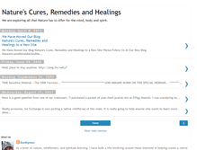 Tablet Screenshot of naturescuresremediesandhealings.blogspot.com