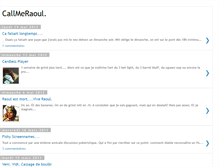 Tablet Screenshot of callmeraoul.blogspot.com
