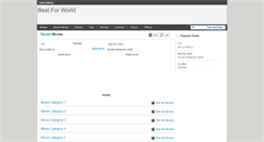 Desktop Screenshot of bestforworld.blogspot.com