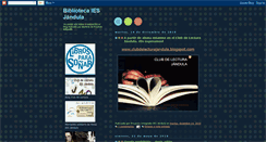 Desktop Screenshot of biblioteca-ies-jandula.blogspot.com