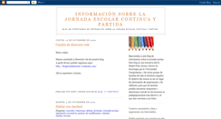 Desktop Screenshot of infojornadaescolar.blogspot.com