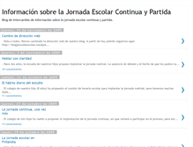 Tablet Screenshot of infojornadaescolar.blogspot.com