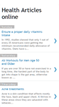Mobile Screenshot of medical-articles-online.blogspot.com