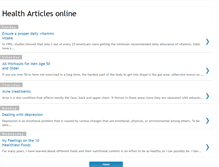 Tablet Screenshot of medical-articles-online.blogspot.com