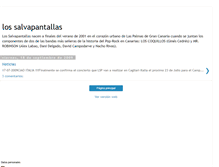 Tablet Screenshot of lossalvapantallas.blogspot.com