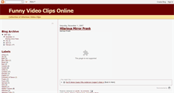 Desktop Screenshot of funnyvideoclipsonline.blogspot.com