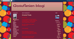 Desktop Screenshot of gosufanienblogi.blogspot.com