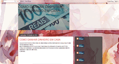Desktop Screenshot of comoganhardinheirotrabalhandoemcasa.blogspot.com