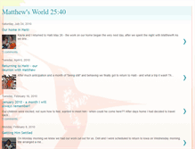 Tablet Screenshot of matthewsworld2540.blogspot.com