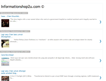 Tablet Screenshot of informationshop2u.blogspot.com