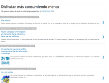 Tablet Screenshot of disfrutarmasconsumiendomenos.blogspot.com