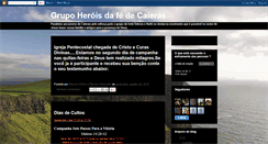 Desktop Screenshot of chegadadecristocaieiras.blogspot.com