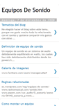 Mobile Screenshot of equiposdesonidos.blogspot.com