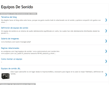 Tablet Screenshot of equiposdesonidos.blogspot.com