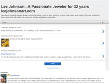 Tablet Screenshot of leejohnsonart.blogspot.com