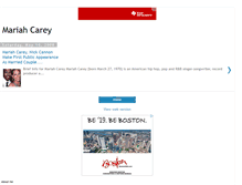 Tablet Screenshot of love-mariah-carey.blogspot.com