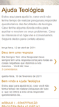 Mobile Screenshot of ajudateologica.blogspot.com