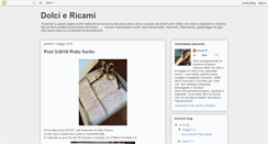Desktop Screenshot of dolciericami.blogspot.com