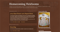Desktop Screenshot of homecomingheirlooms.blogspot.com