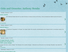 Tablet Screenshot of gritsandgroceries.blogspot.com