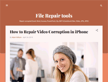 Tablet Screenshot of file-repair.blogspot.com