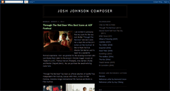 Desktop Screenshot of joshjohnsoncomposer.blogspot.com