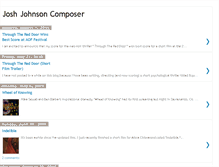 Tablet Screenshot of joshjohnsoncomposer.blogspot.com