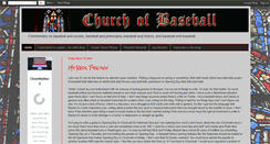 Desktop Screenshot of baseballchurch.blogspot.com