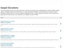 Tablet Screenshot of gospelelevations.blogspot.com