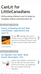 Mobile Screenshot of canlitforlittlecanadians.blogspot.com