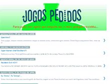 Tablet Screenshot of jogospedidos.blogspot.com
