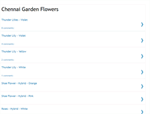 Tablet Screenshot of chennaiflowers.blogspot.com