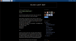 Desktop Screenshot of eliaslastday.blogspot.com