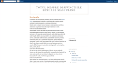 Desktop Screenshot of disfunctiisexuale.blogspot.com