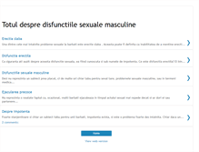 Tablet Screenshot of disfunctiisexuale.blogspot.com
