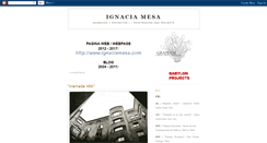 Desktop Screenshot of ignaciamesa.blogspot.com