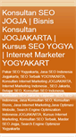 Mobile Screenshot of jasaseoyogyakarta.blogspot.com