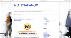 Desktop Screenshot of noticiafanox.blogspot.com